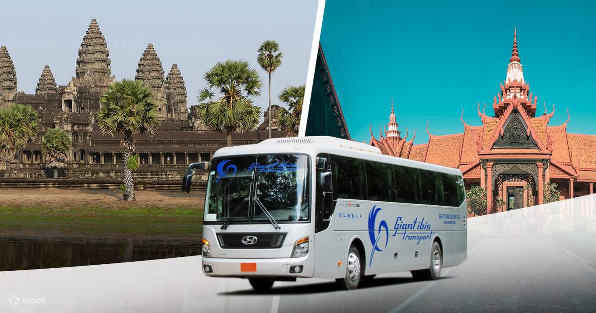 Shared Bus Transfer between Siem Reap and Phnom Penh by Giant Ibis, Siem Reap, Cambodia Klook